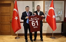 Başkanımız Ertuğrul Doğan'dan Trabzon Büyükşehir Belediye Başkanı Genç'e ziyaret