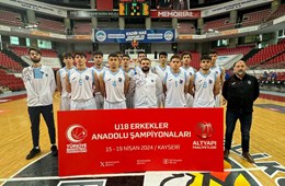 U18 Basketbol Takımımız Anadolu Şampiyonası’nda grubunu ikinci sırada tamamladı
