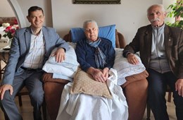 Divan Başkanımız Ören ve eski başkanımız Ataman'dan kurucu üyelerimizden eski başkanımız Salih Erdem'e ziyaret